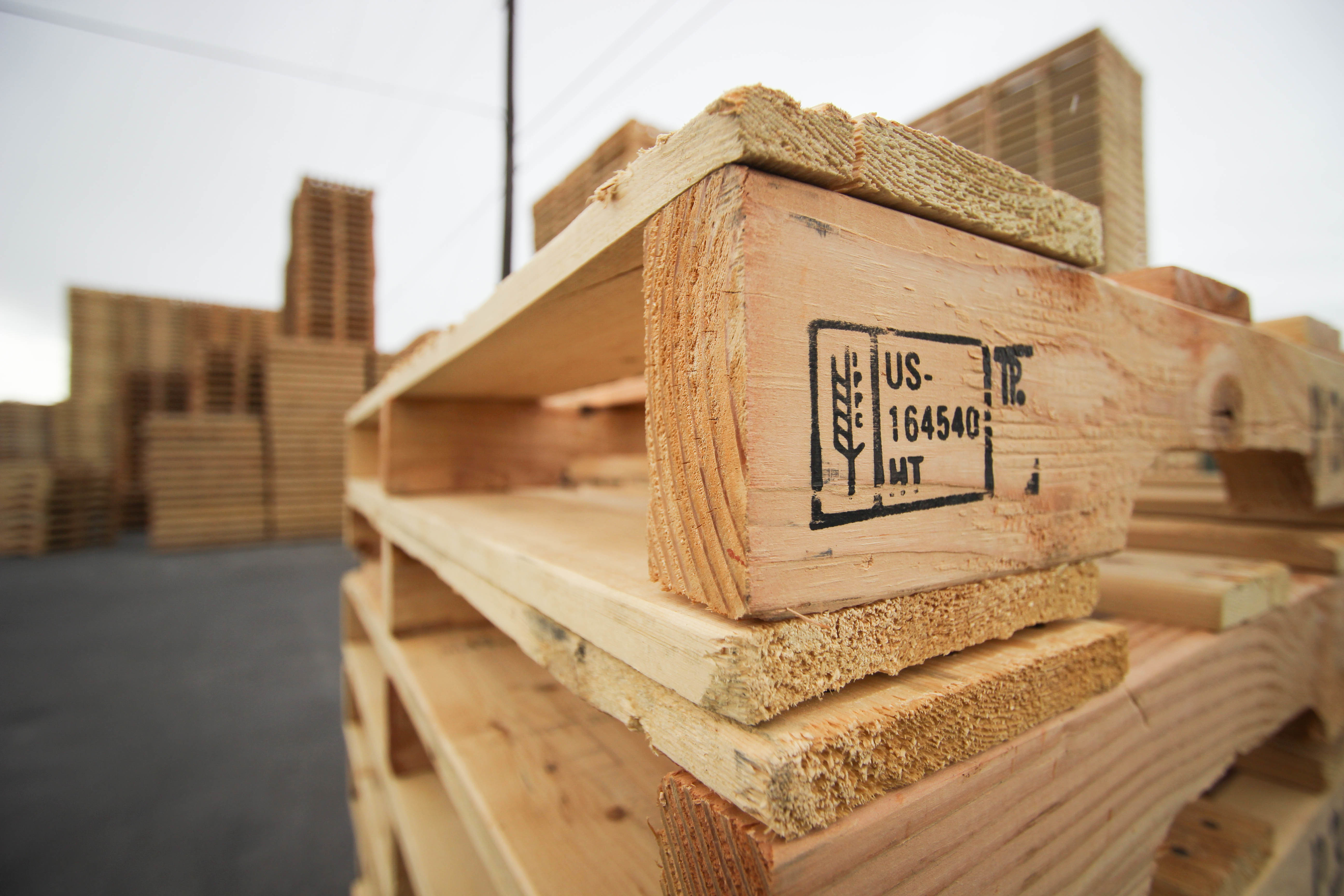 Heat Treatment for Wood & Lumber Pallets & Crates